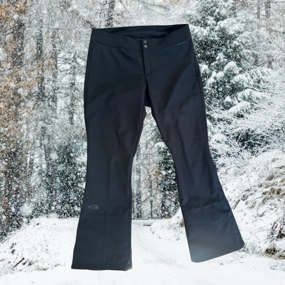 The North Face Black Fleece-Lined Snow Pants